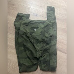 Camo lulu leggings